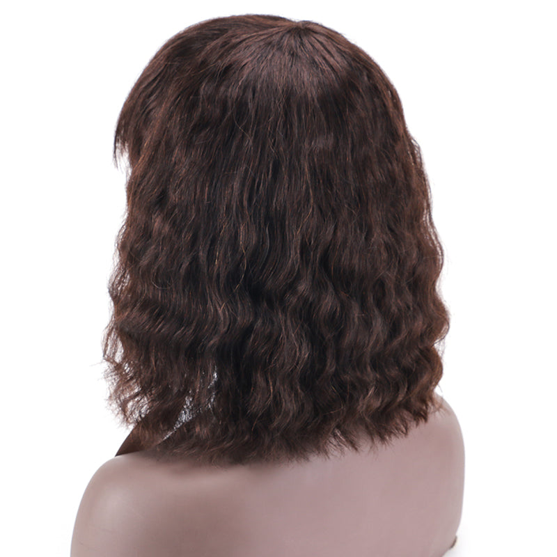 Full wig 100%Human Hair Full Machine Made Wig item#2202