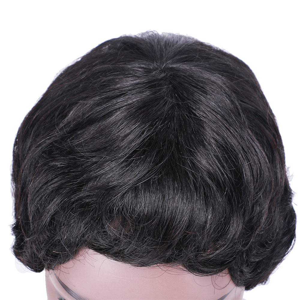 Pixie Cut wig 100%Human Hair Short Wigs Layered Wigs Full Machine Made Wig item#9077