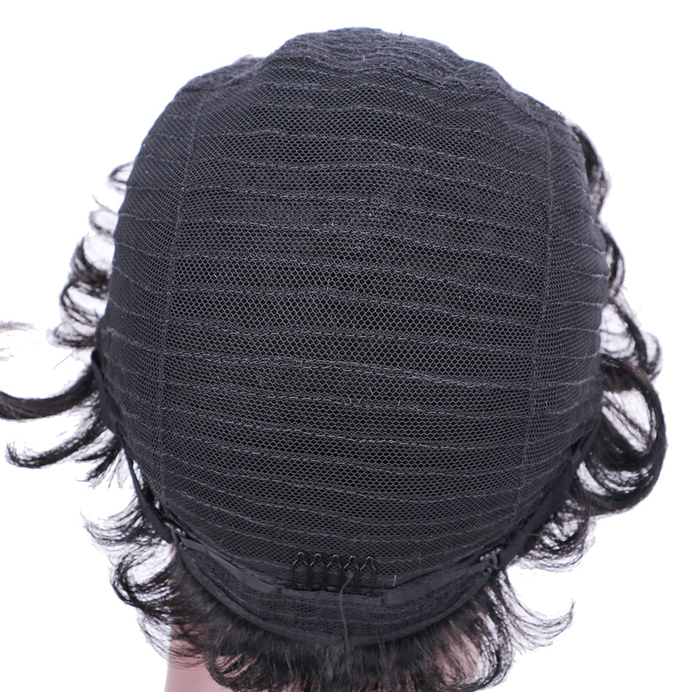Pixie Cut wig 100%Human Hair Short Wigs Layered Wigs Full Machine Made Wig item#9077