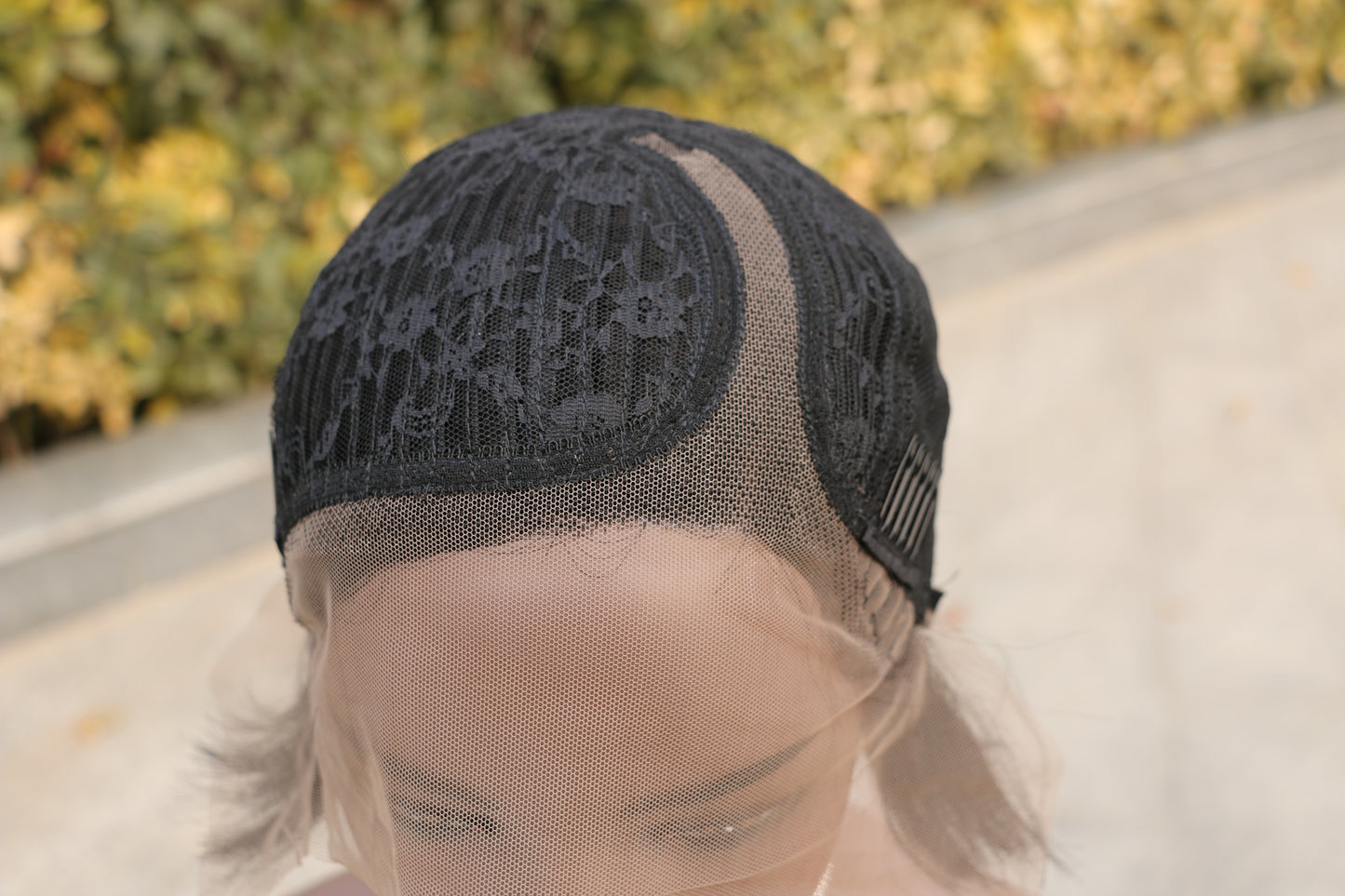 Lace Frontal Wig 13*1 T Part 100%Human Hair Left parting item#9164