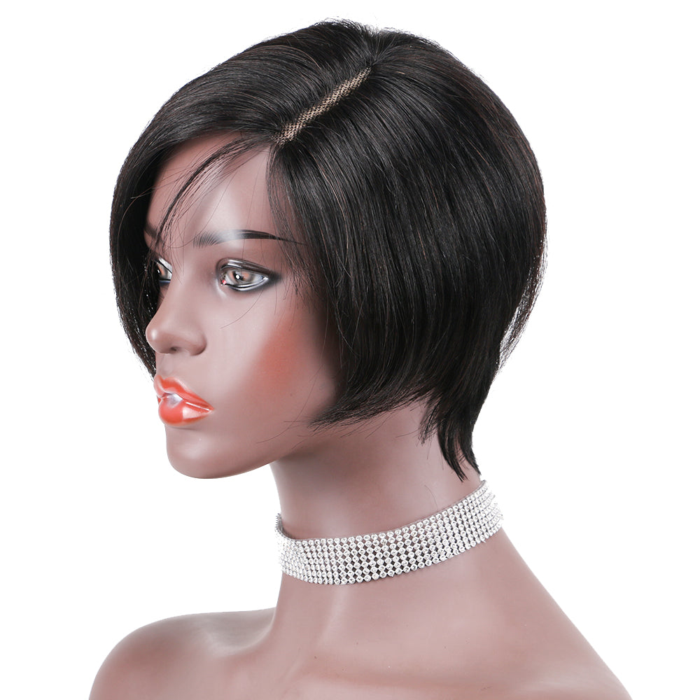 Lace Wig T Part 100%Human Hair Wig Water Wave item#9201