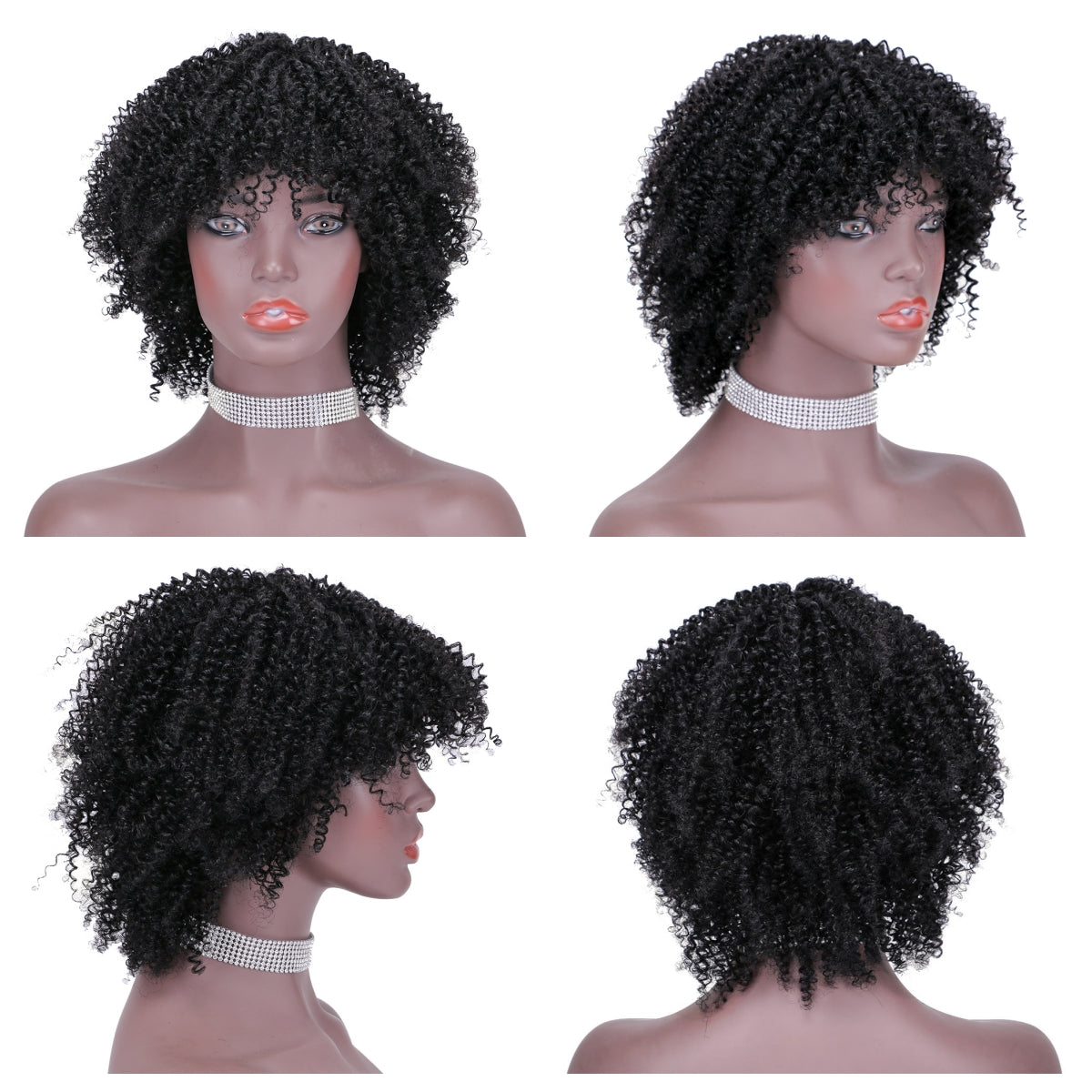 Full wig 100%Human Hair Layered Wigs Full Machine Made Wig item#9037